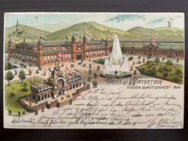 GRUSS AUS WINTERTHUR Eidgen. Schützenfest 1895, LITHO
