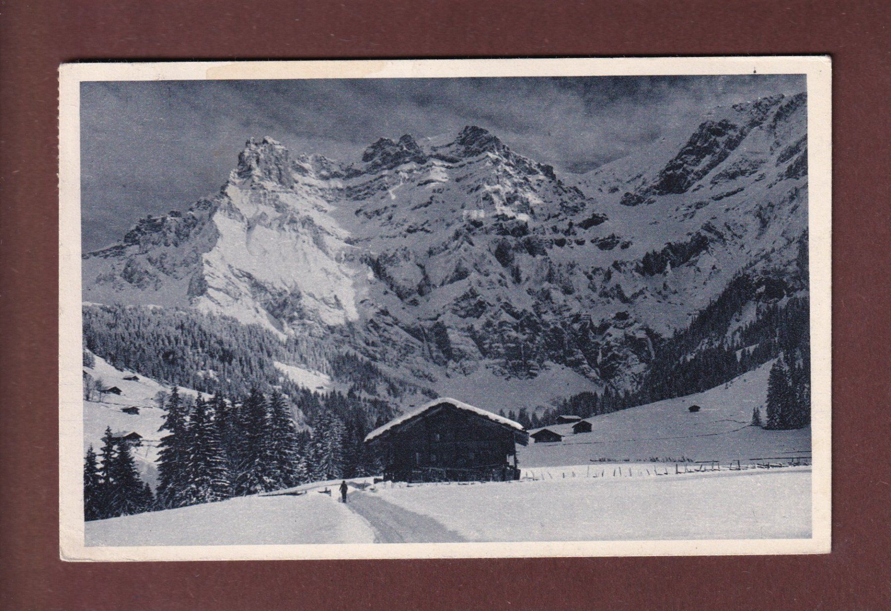 Cartoline postali: ADELBODEN - Bundertal - Grosslonner - 1928 – Usato da Pully venduto da nicecards-shop