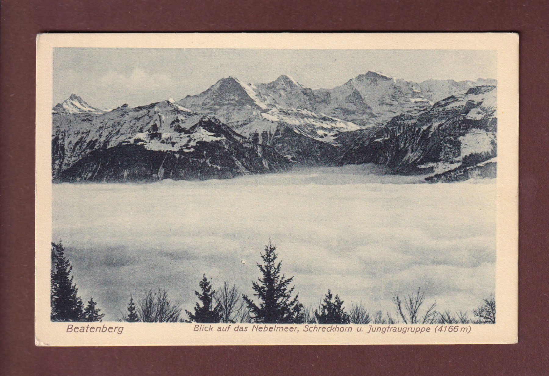 Ansichtskarten: BEATENBERG - Nebelmeer – Gebraucht aus Pully von nicecards-shop