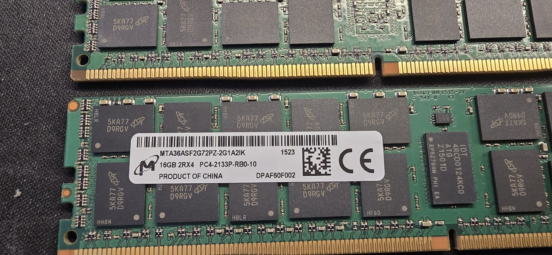 Memory / RAM: Micron 64gb Ecc Ddr4 2133Mt/s – Gebraucht aus langnau am albis von GeebusRex 1