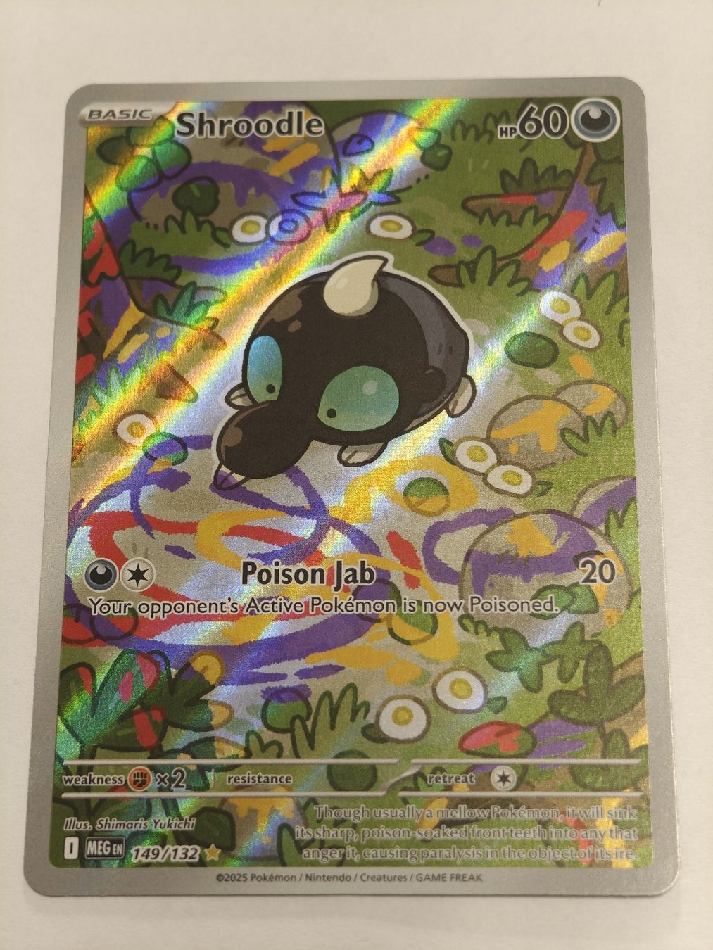 Pokémon Carte collezionabili: Shroodle 149/132 EN – Nuovo (secondo la descrizione) da Therwil venduto da Cordachu_Trade