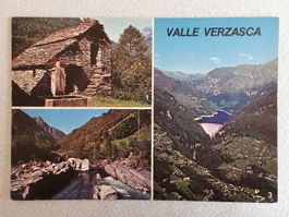 Ansichtskarte Valle Verzasca Postkarte mit Stempel 1984