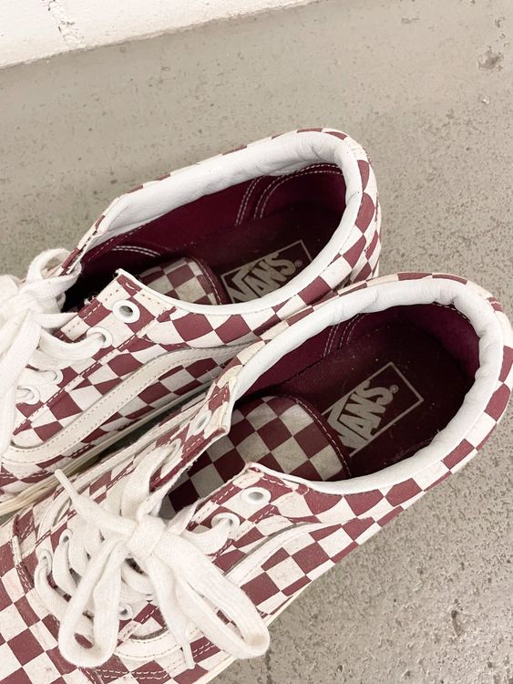 vans rot kariert