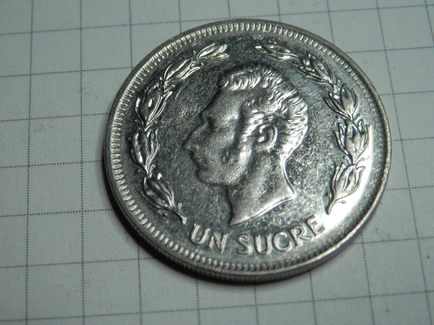 Tutti le monete: Ecuador  1 Sucre, 1986 – Usato da Weiach venduto da weiach81