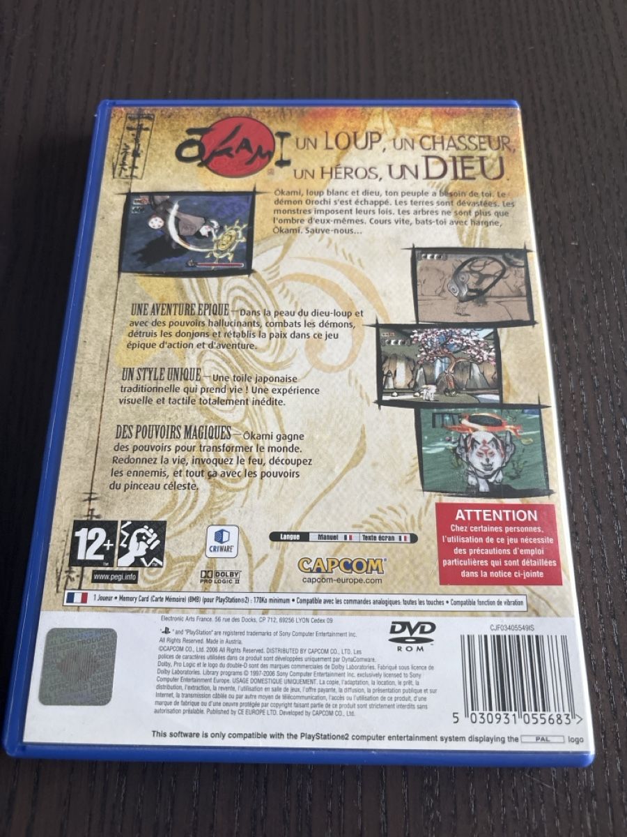 Sony Giochi: Jeu Retro Okami Sony PlayStation 2 PS2 – Usato da Meyrin venduto da did_bqr5 1