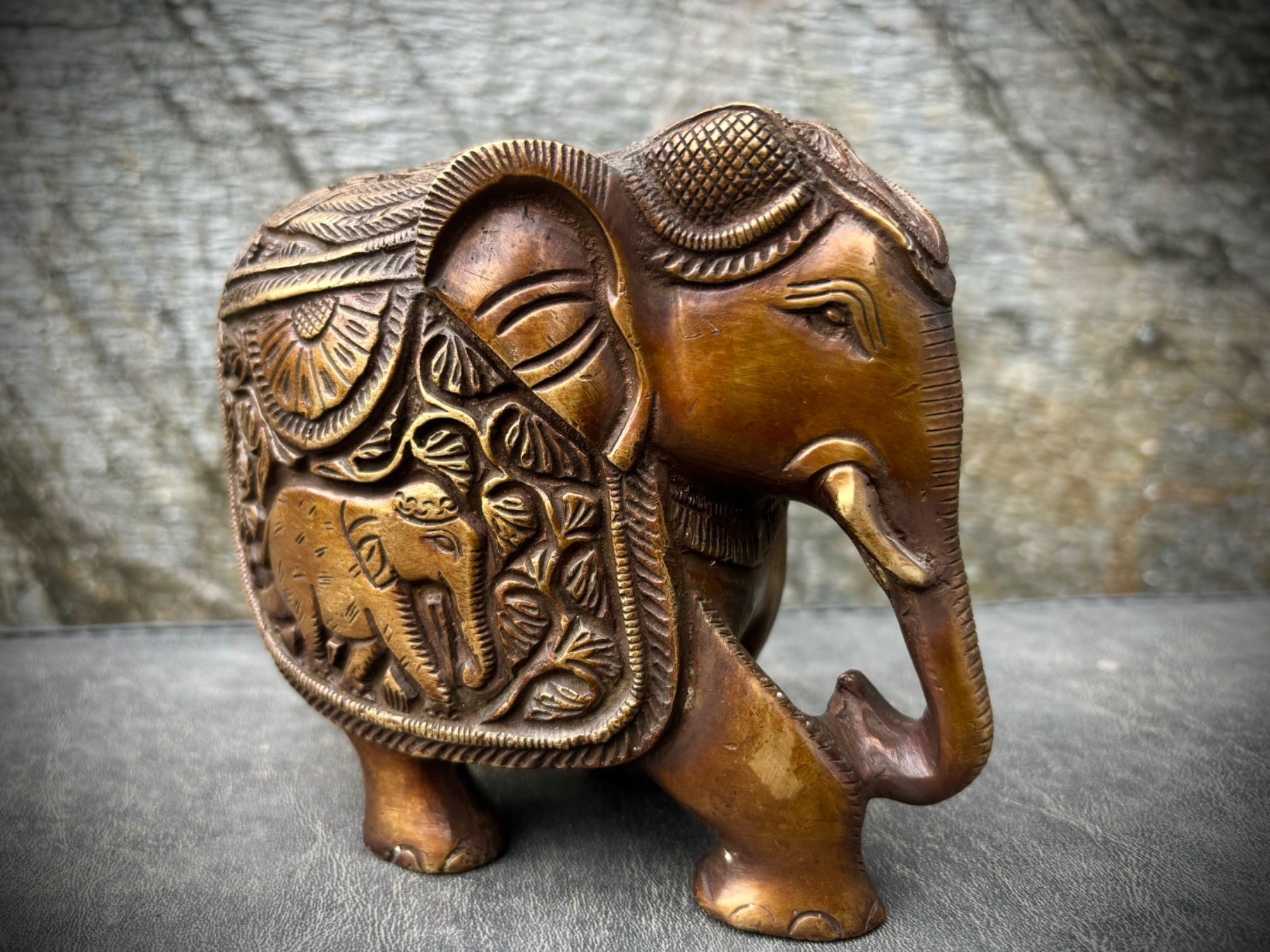 Sculture & Statue: Elefant Statue aus Metall – Nuovo (secondo la descrizione) da Arbon venduto da Helmuth