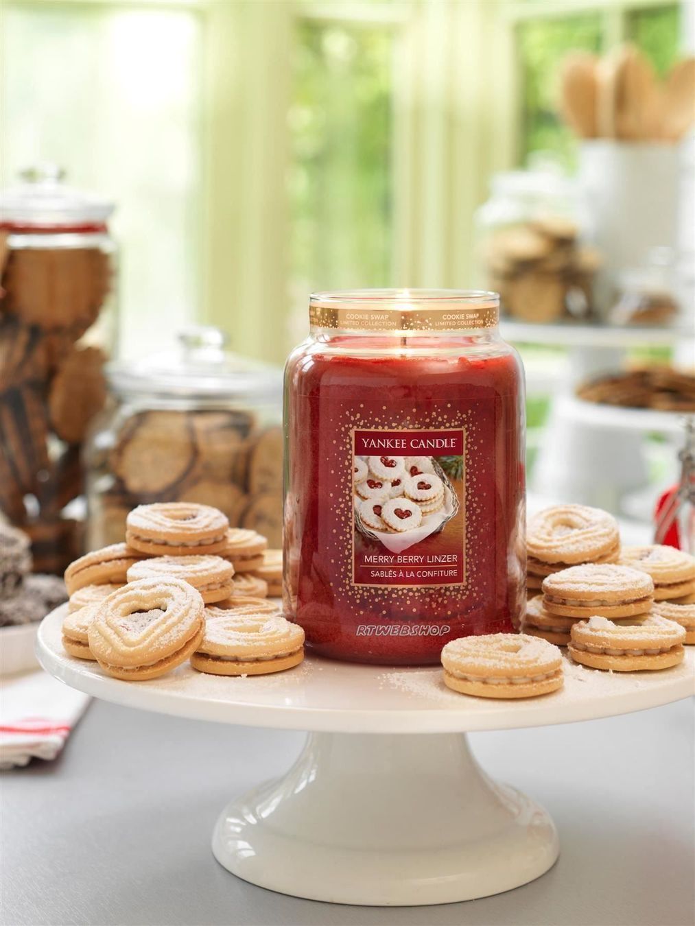 Yankee Candle Kerzen: Yankee Candle Merry Berry Linzer lageJar – Neu und originalverpackt aus Langwiesen von rtWebshop 1