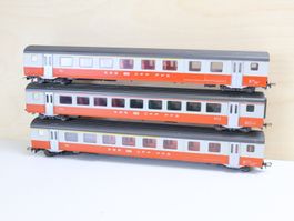 Liliput 3 x SBB Swiss Express Personenwagen Set - H0