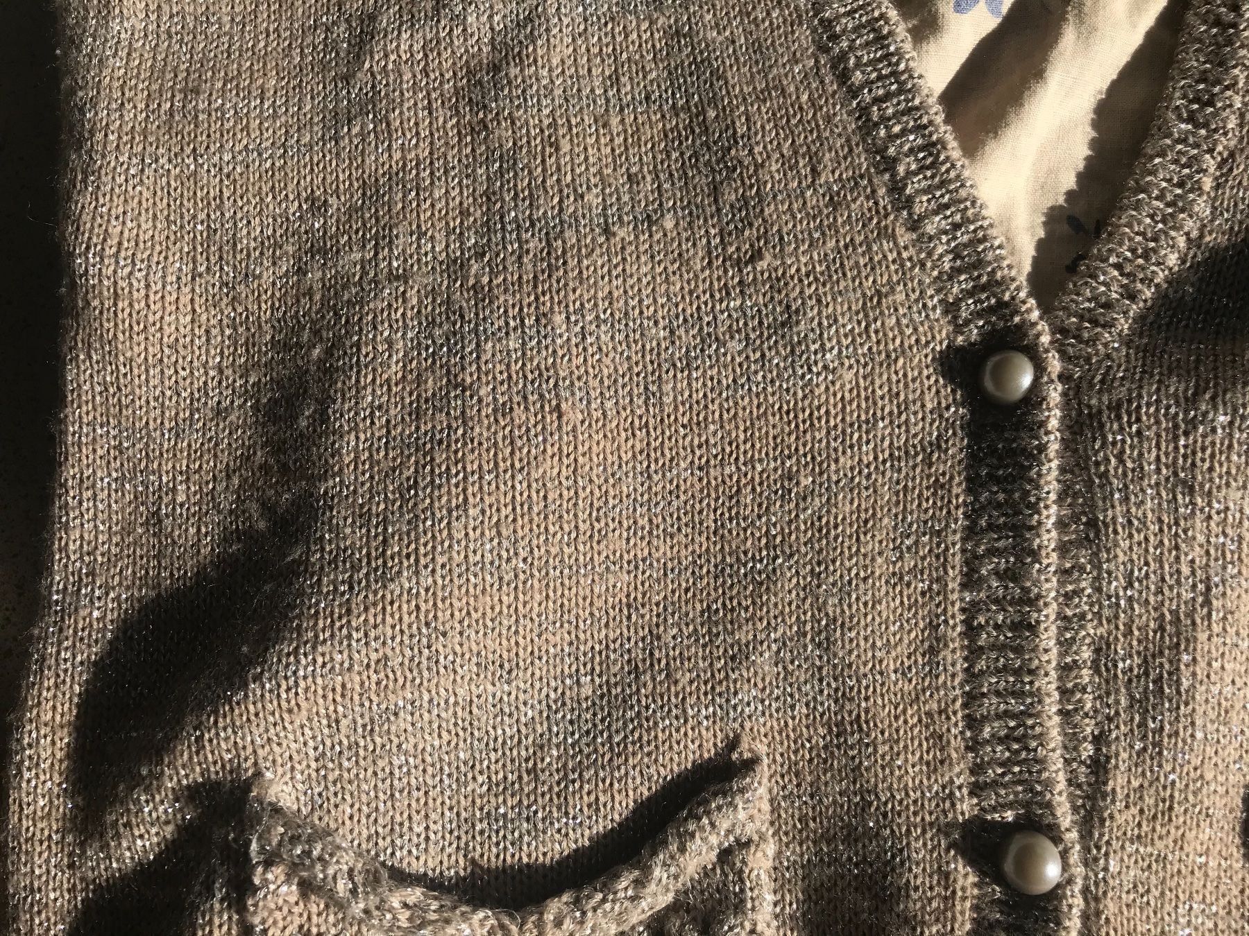 Giacche: Strickjacke design, Echtfellkragen, 38 – Usato da Richterswil venduto da Solemare47Nicole 6
