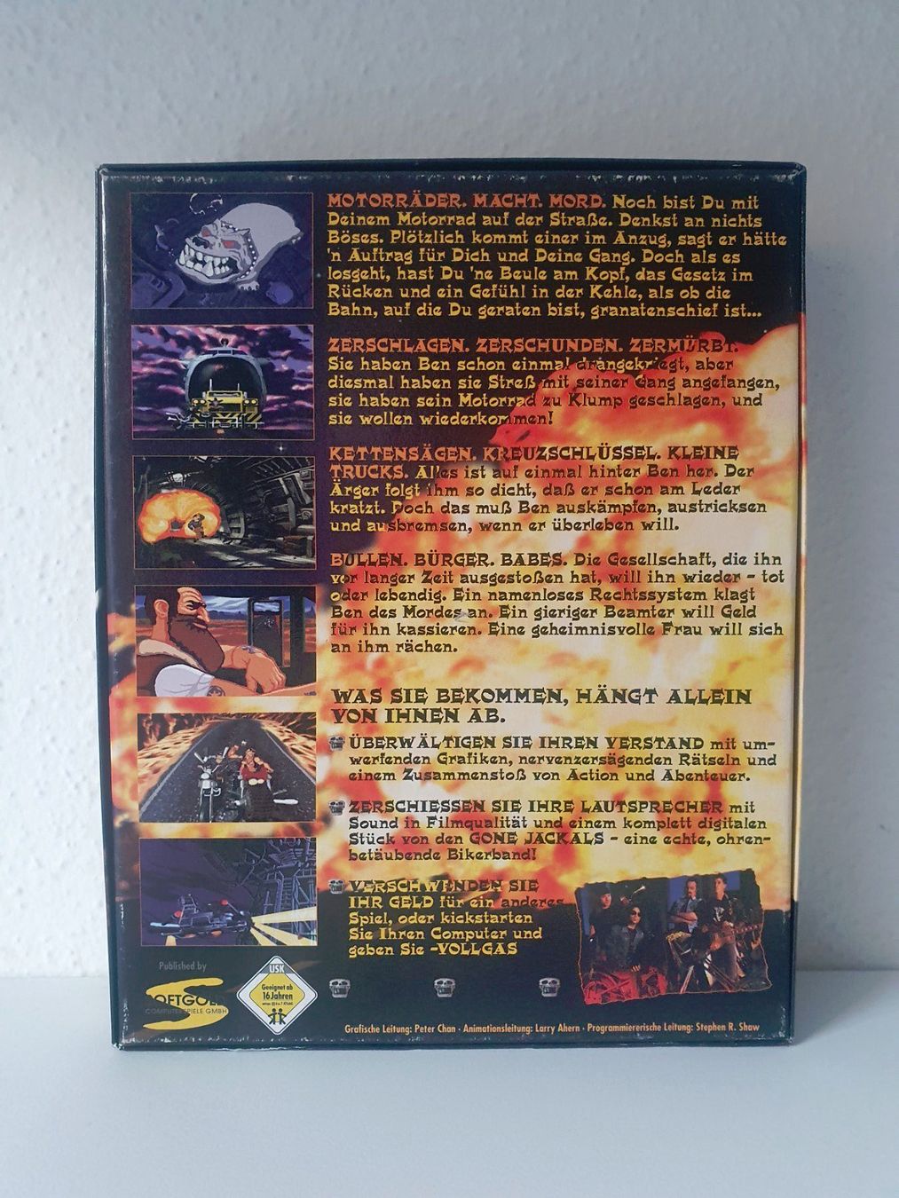 Giochi: PC Game LucasArts Vollgas (Full Throttle) 1995 Big Box – Usato da Greifensee venduto da perfectioN88 2