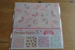 Japan Origami Design Paper Chiyogami - My Melody Sanrio