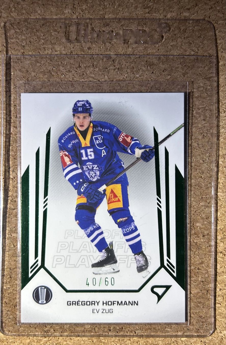 Sportzoo Carte collezionabili: EV Zug Green Parallel Gregory Hofmann 40/60 – Nuovo (secondo la descrizione) da Cham venduto da 9inches