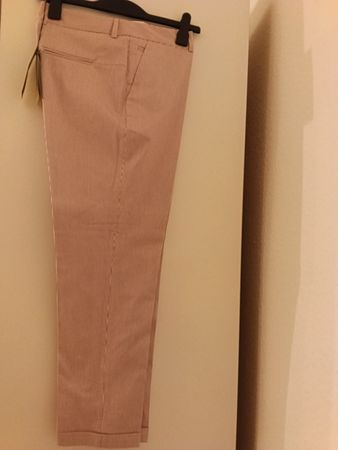 Pantalon neuf, 40(CH) /46(ITI), Piazza Sempione, coton, rayé