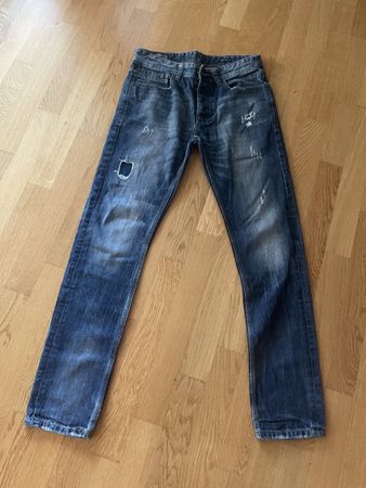 Hosen/Ck2 Denit Jeans Slim Fit W32 (32/34) Destroyed Look
