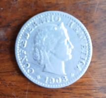pièce 20 centimes de 1908
