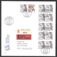 FDC Heftchenblatt 738H4 aus Markenheft 1988 ET Bern 8.9.1988