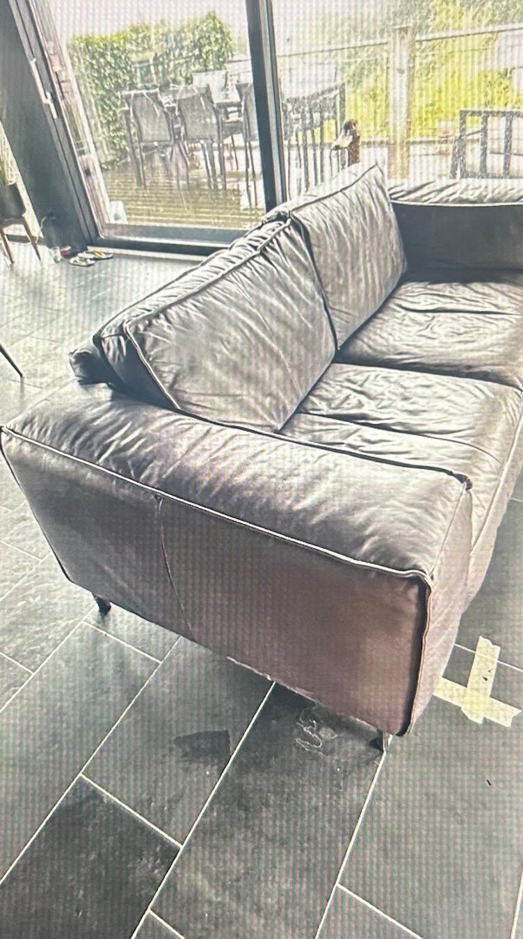 Tessuti: Lavie Nubukleder Sofa – Usato da Bennau venduto da dan_8q2j 3