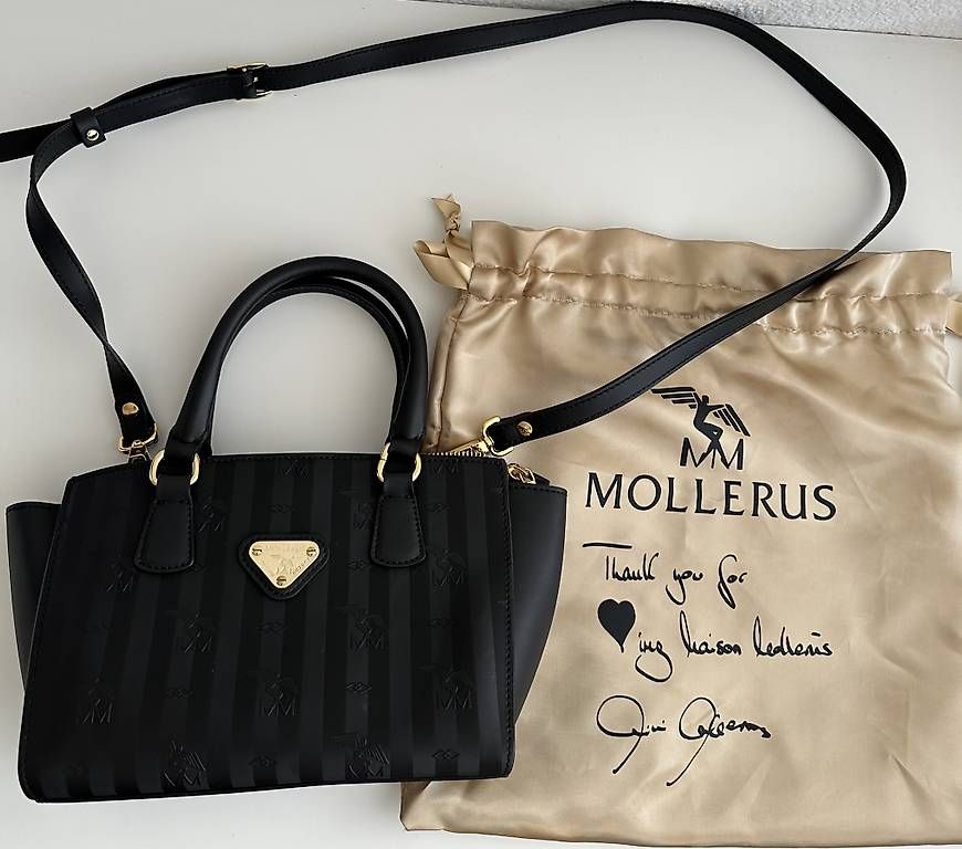 Maison Mollerus Borse da donna: Mollerus RIED Tasche schwarz – Usato da Biel/Bienne venduto da joy108