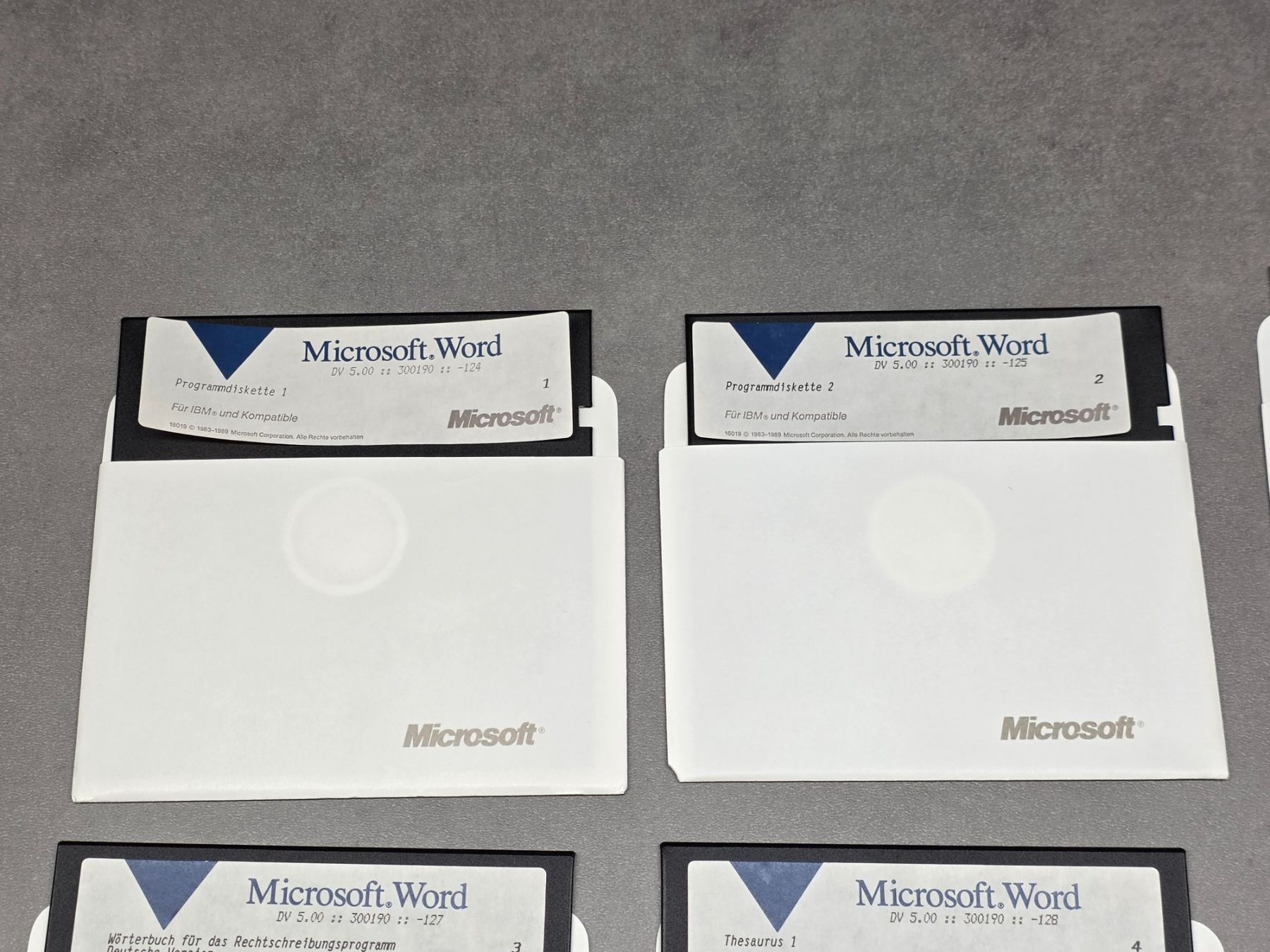 Microsoft Software: Microsoft Word 5.0 Sammlung IBM Vintage – Usato da Lausen venduto da -Vendetta- 2