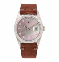 Rolex Day-Date 36 White Gold 36MM 18239 MOP Diamond Tahitian