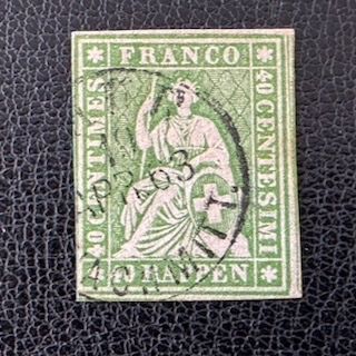 Alle Briefmarken: Strubel 26G/26B4, gestempelt – Gebraucht aus Stallikon von HILDECH1