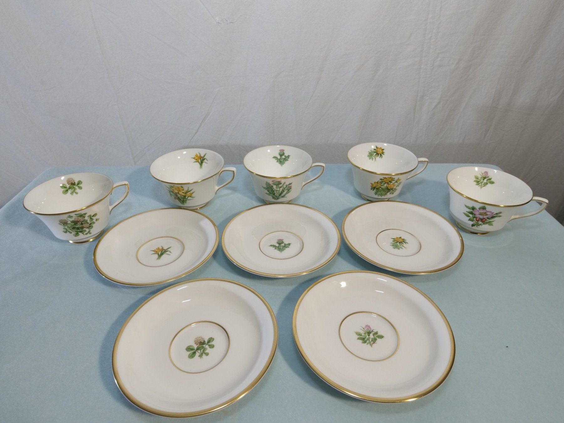 Royal Worcester Set di piatti: Geschirr-Set Kaffee- oder Tee von Royal Worcsester – Usato da Lustmühle venduto da Glatisant 3