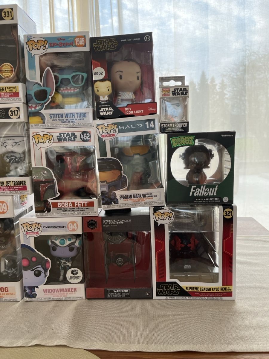 Star Wars Statuette: Funko Pop Figuren Sammlung: Star Wars, Overwatch etc. – Nuovo e nell'imballaggio originale da Merenschwand venduto da TheKraken 3