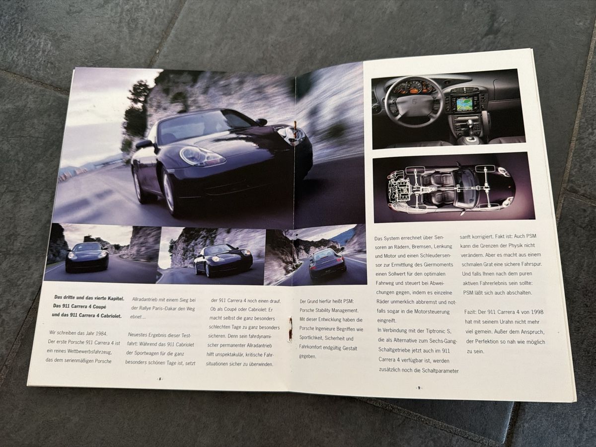 Porsche Documenti: Porsche Broschüre: Die Modelle – Usato da Wolfwil venduto da Rolex1 4