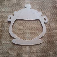 Base mobile en bois forme marmite