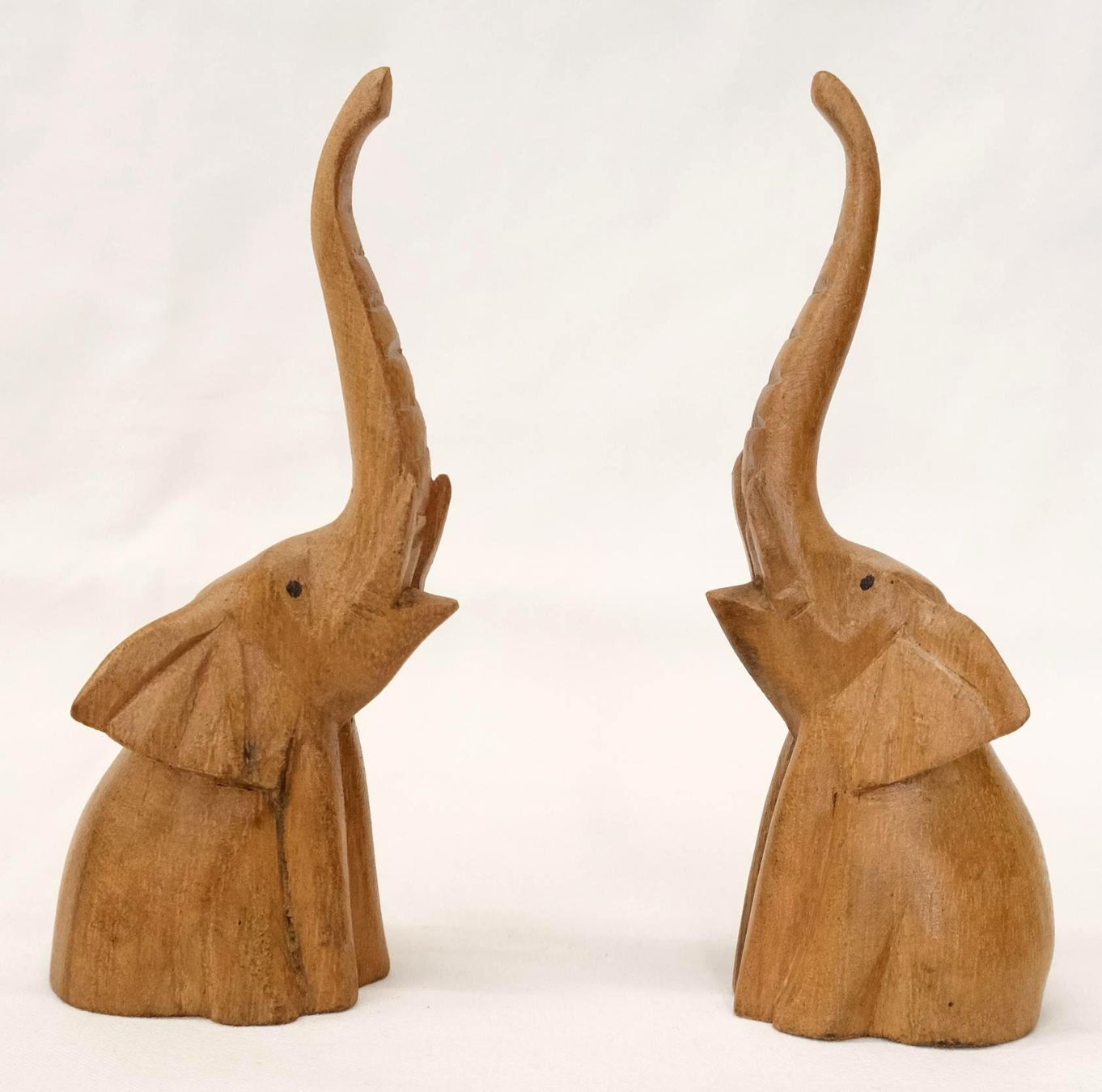 Statuette: Set 2x Elefant aus Holz Schnitzerei – Nuovo (secondo la descrizione) da Zürich venduto da Masala-Oase 1