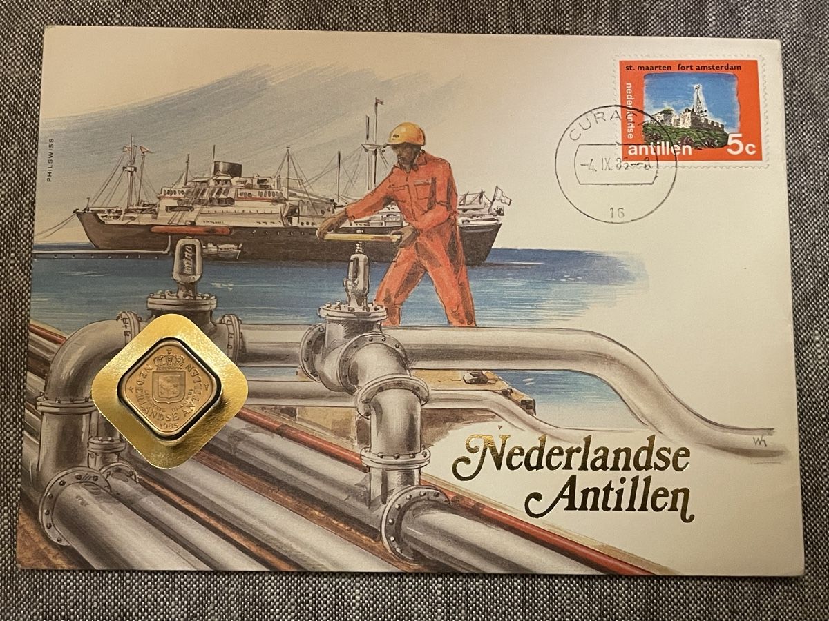 Tutti le monete: Münzbrief Nederlandse Antillen – Usato da Rümlang venduto da euqinom16