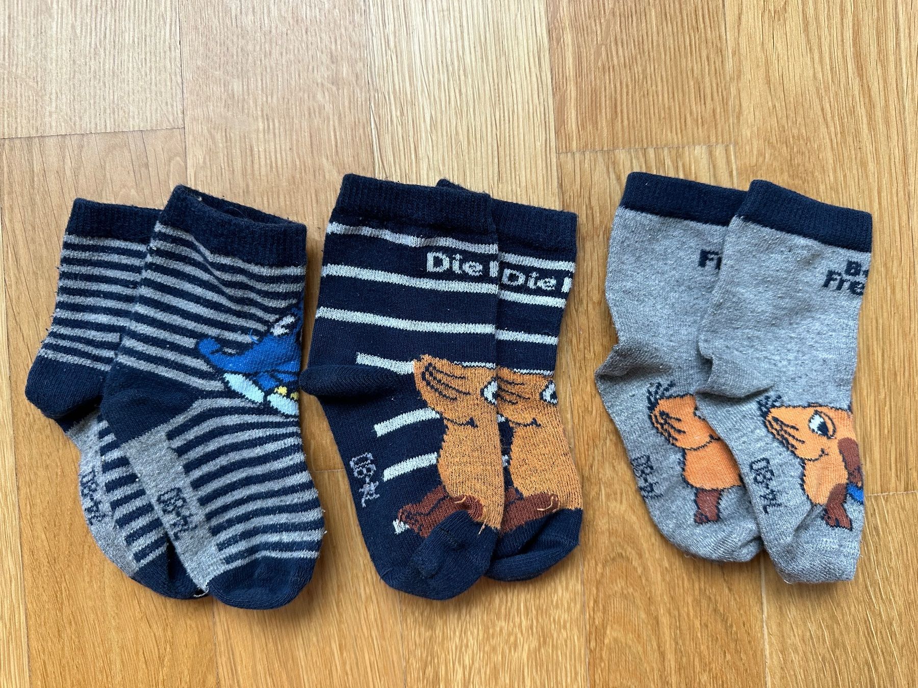 Calze per bambini: 3 Paar Kindersocken, Grösse 74-80 – Usato da Unterägeri venduto da StefanGekko 1