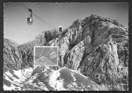 Maximumkarte Nr. 306 Säntis Schwebebahn Schwägalp 1.10.1963