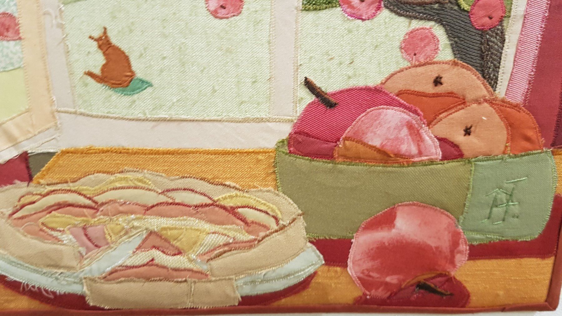 Tableaux: tableau en patchwork signé  P. DEME 1994 – D'occasion à Lausanne par leneko 2