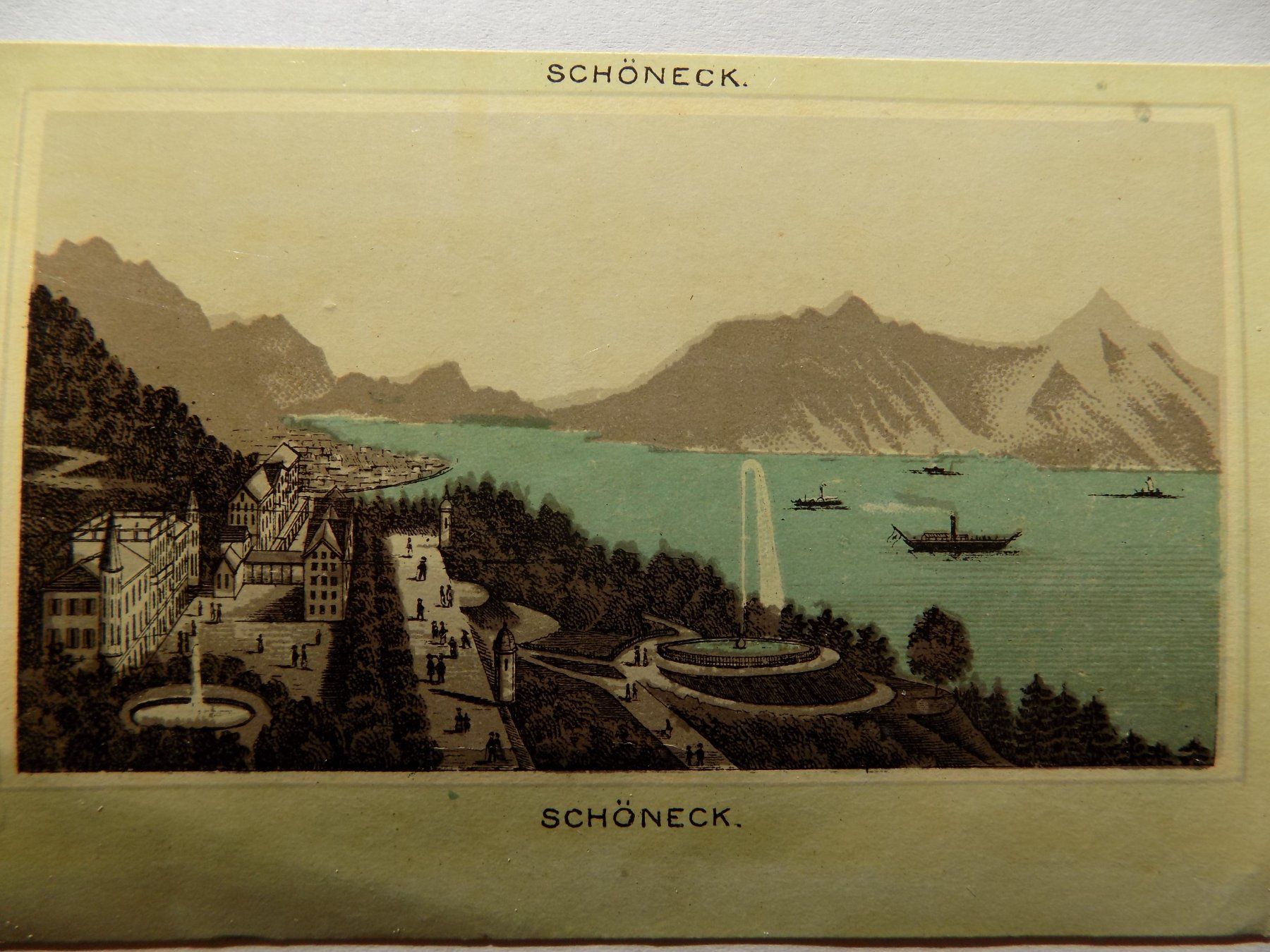 Gravures: Schöneck Rigi – D'occasion à Risch par Antikfee 1