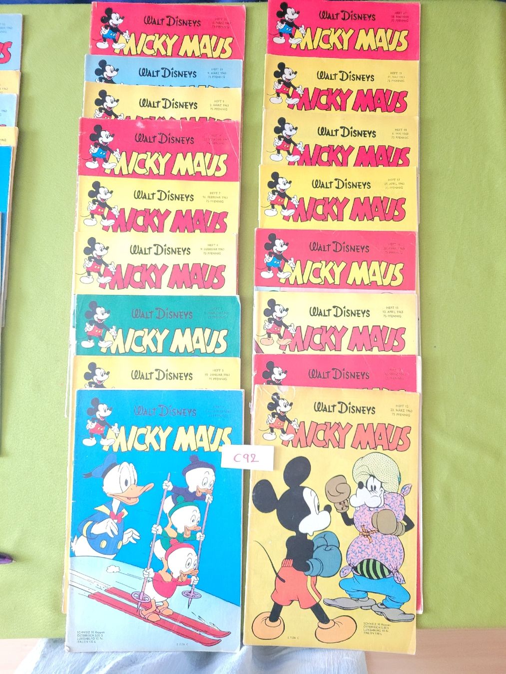 Comics: Micky Maus Heftli von 1962 H92 – Gebraucht aus Aarberg von Fink010