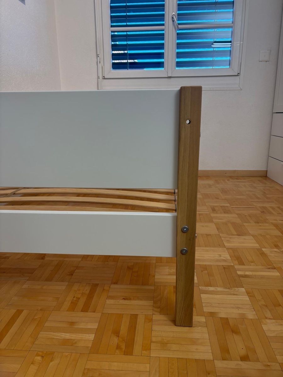 Betten: Lit blanc en bois IKEA – Neu (gemäss Beschreibung) aus Nyon von ale_98w2 1