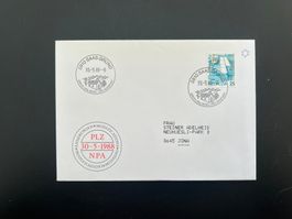 Saas Grund  Erstagbrief-Werbe-Stempel  (M910)