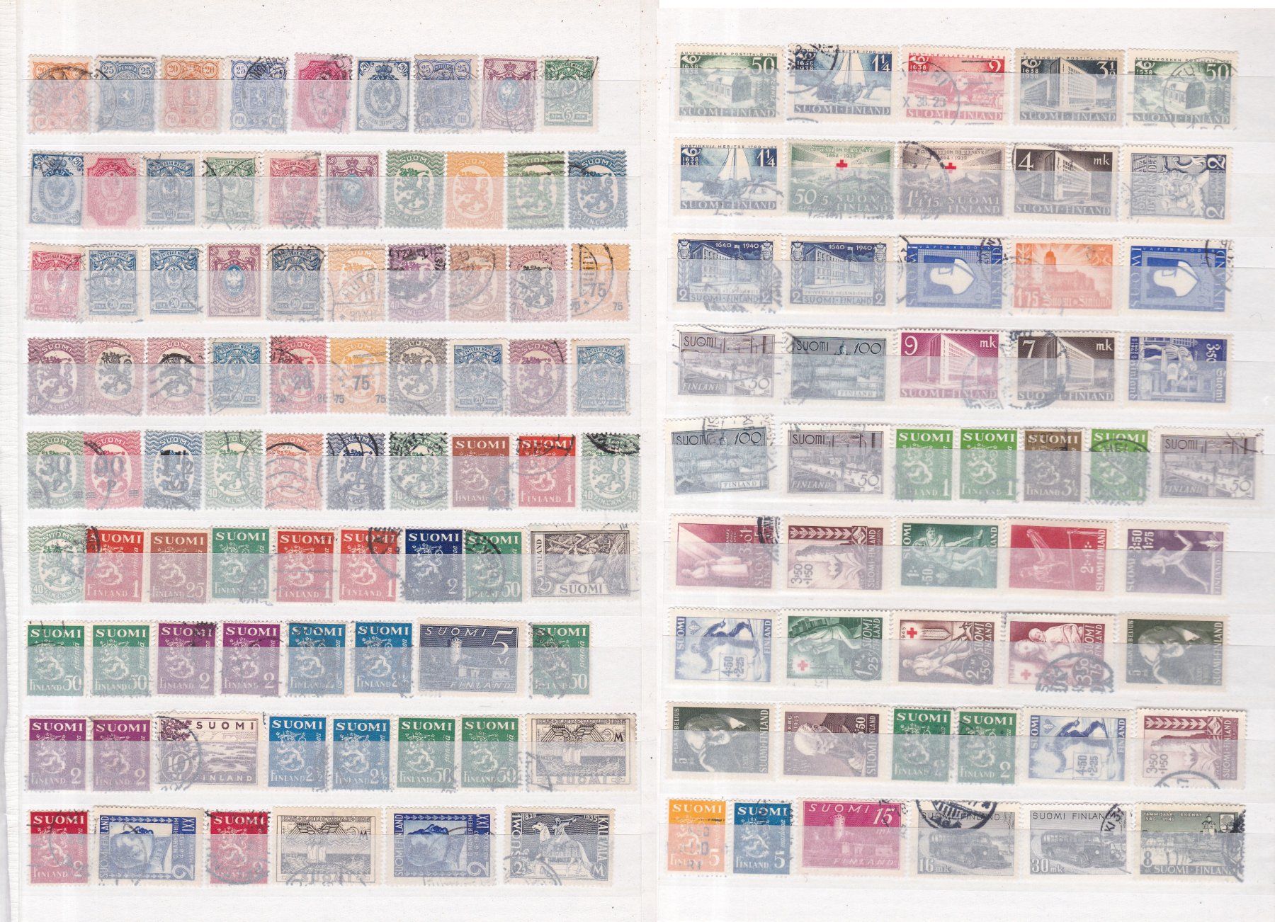 Tous les timbres: Briefmarkensammlung "Finnland" – D'occasion à Münchwilen AG par Nesar