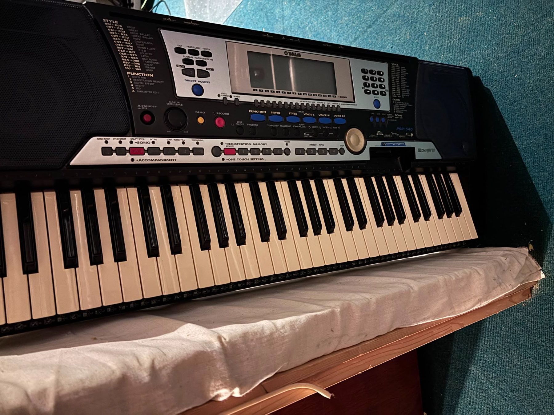 Yamaha Musikinstrumente: Clavier Yamaha PSR-540 – Gebraucht aus Montpreveyres von top_gun5025