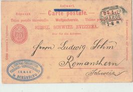 Ganzsache Postkarte o 1903 Antwortkarte