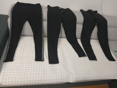 3 Schwarze Damenhosen Gr. 40