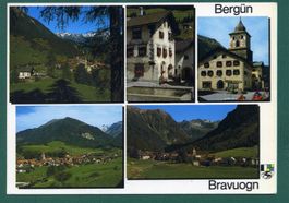 Bergün /Bravuogn im Albulatal,1998, gelaufen, Grossformat