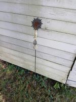 Gartendekoration Sonne Metall mit Kugeln ca 120cm