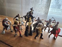 Ritterfiguren Set, Mittelalter Figuren Sammlung,