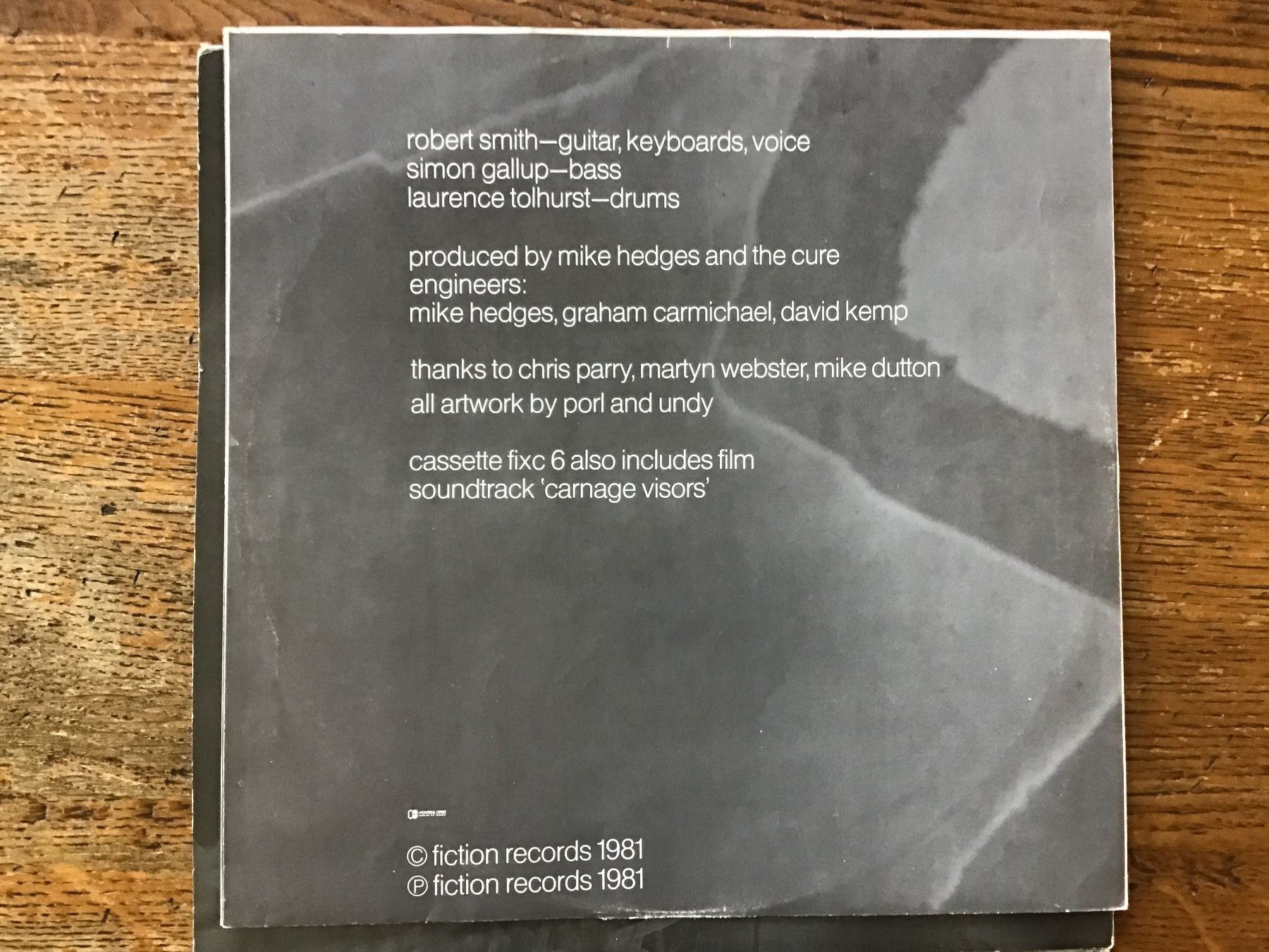 Schallplatten: LP The Cure 4 – Gebraucht aus Fully von Ruby97 3