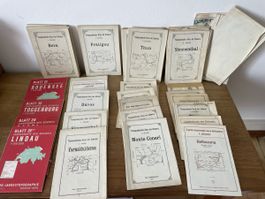Historische Landkarten Topographischer Atlas Schweiz