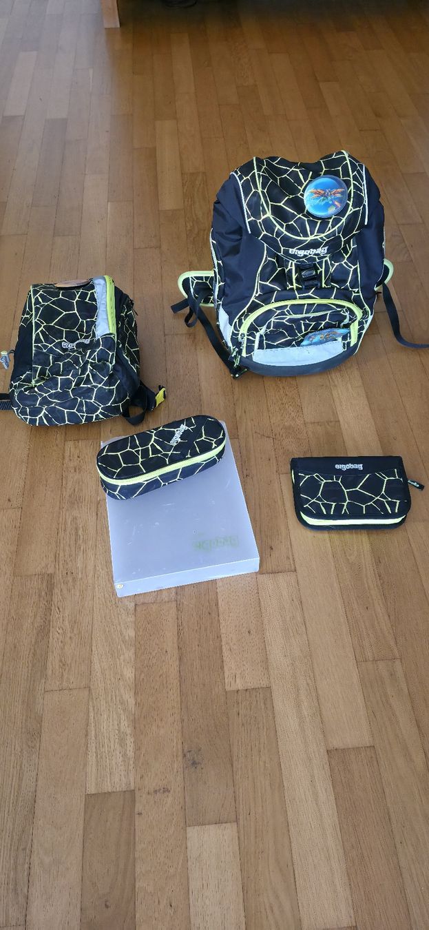 Ergobag Borse & Zaini: ERGOBAG Schultaschen-Set 6-tlg. LUMI Edition – Usato da Weinfelden venduto da Mihai_Alexandru
