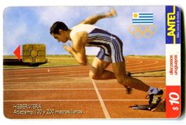 Telefonkarte Olympische Spiele. Uruguay
