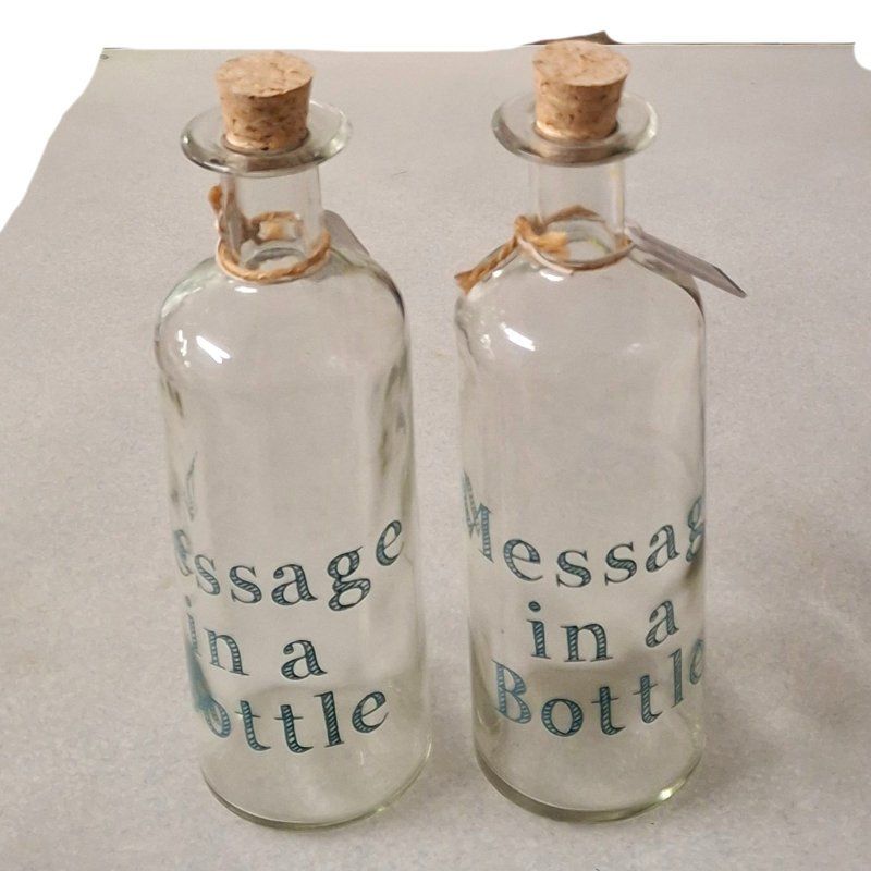 Apparecchiature e tecnologia a gas: 2 Stk. Flaschen-Post - Flasche, Message in a bottle – Nuovo (secondo la descrizione) da Weggis venduto da daisyflower